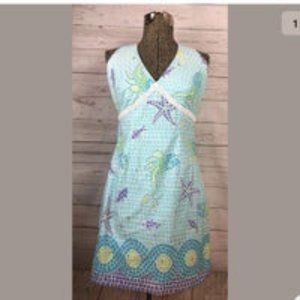 Lilly pulitzer size 4 ocean mosiac dress